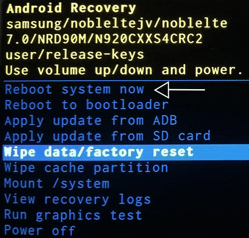Android Recovery Reboot System